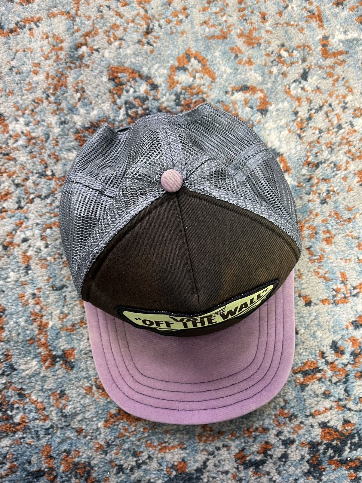 Vans × Vintage Vintage 90s Vans trucker hat worn to perfection Size ONE SIZE - 8 Thumbnail