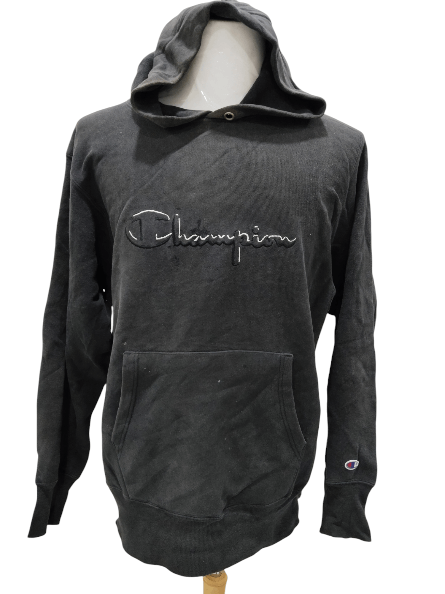 Champion × Vintage Vintage Champion Reverse Weave Spell out Logo Hoodie Size US XL / EU 56 / 4 - 1 Thumbnail