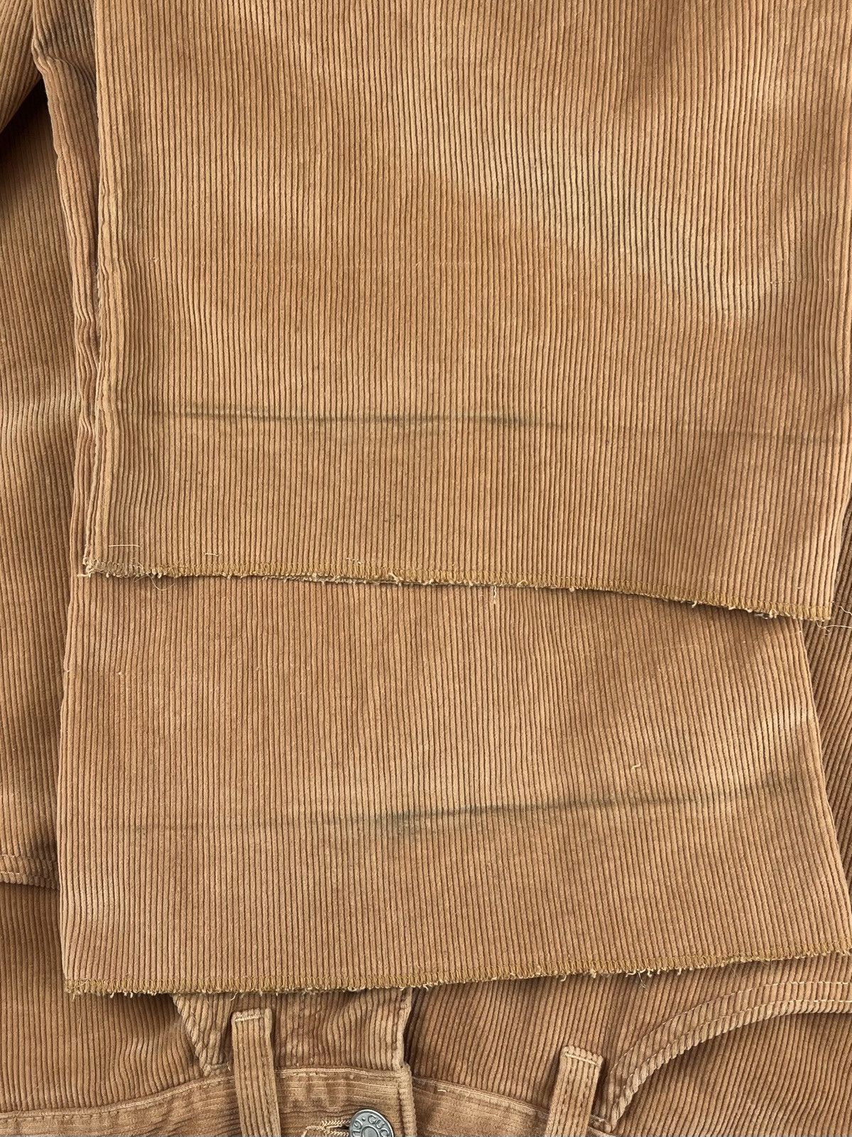 Gucci Gucci Tom Ford Leather Patch Wide Leg Flared Corduroy Jeans Size US 30 / EU 46 - 5 Thumbnail