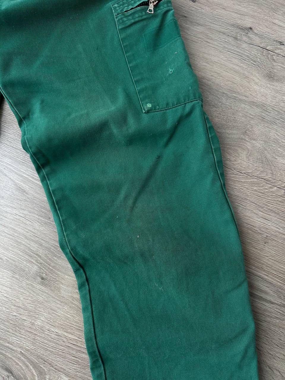 Japanese Brand × Vintage Vintage Japanese Workwear Green Faded Distressed Pants Size US 32 / EU 48 - 9 Thumbnail