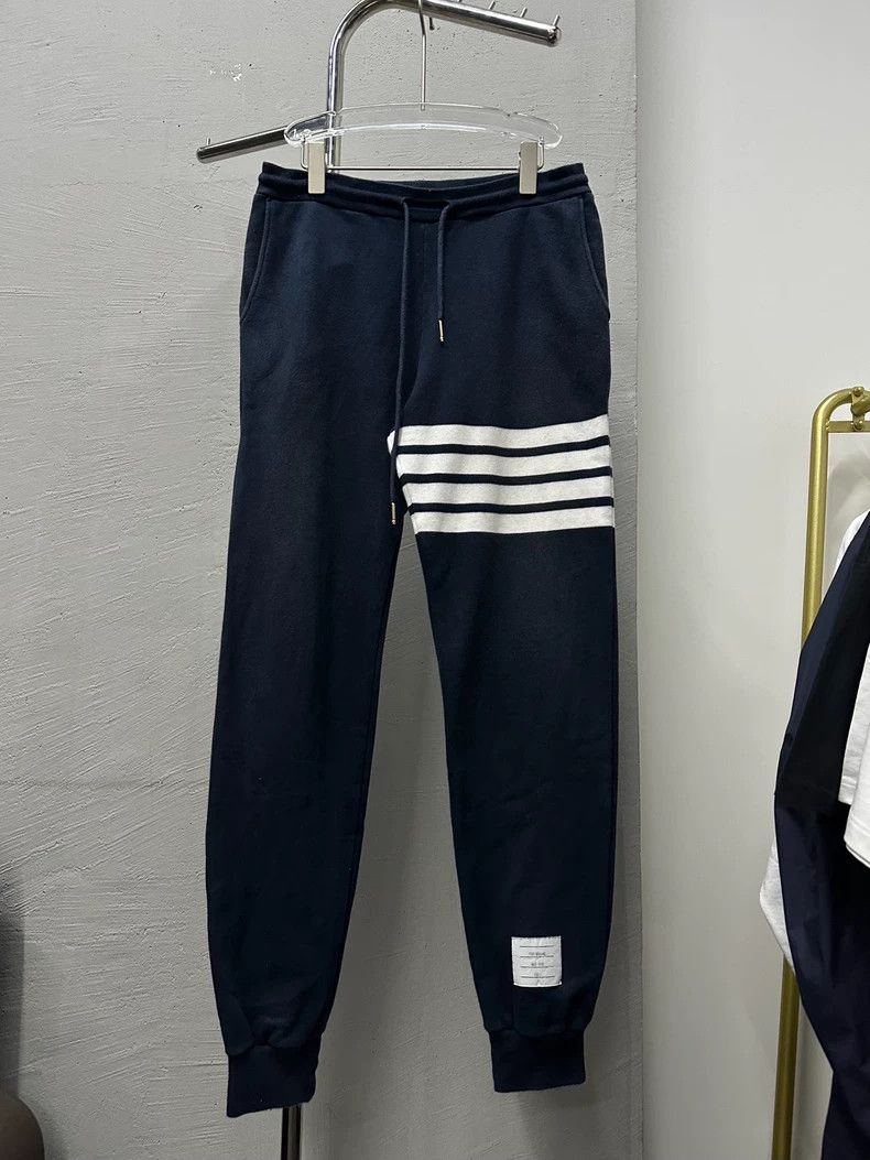 Thom Browne Thom Browne Blue and green sweatpants Size US 39 - 1 Thumbnail