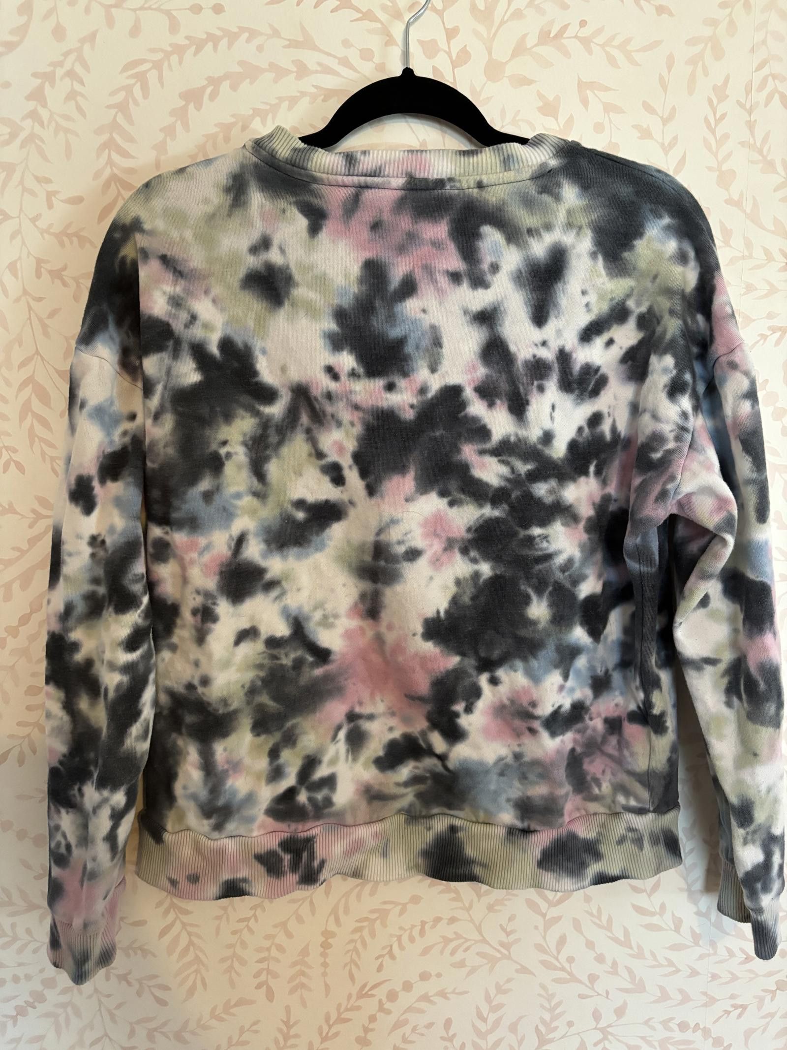 Designer EUC Nordstrom Trendy Tie-Dye Crew Neck Sweatshirt - Size L Size L / US 10 / IT 46 - 6 Thumbnail