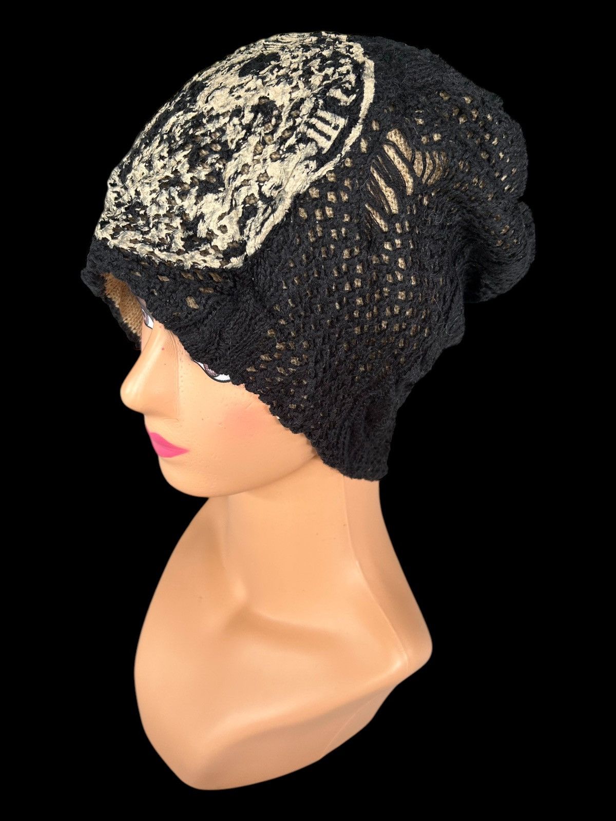 Hysteric Glamour × Japanese Brand × Vintage Japanese Distressed Design Beanie Hats Size ONE SIZE - 1 Thumbnail