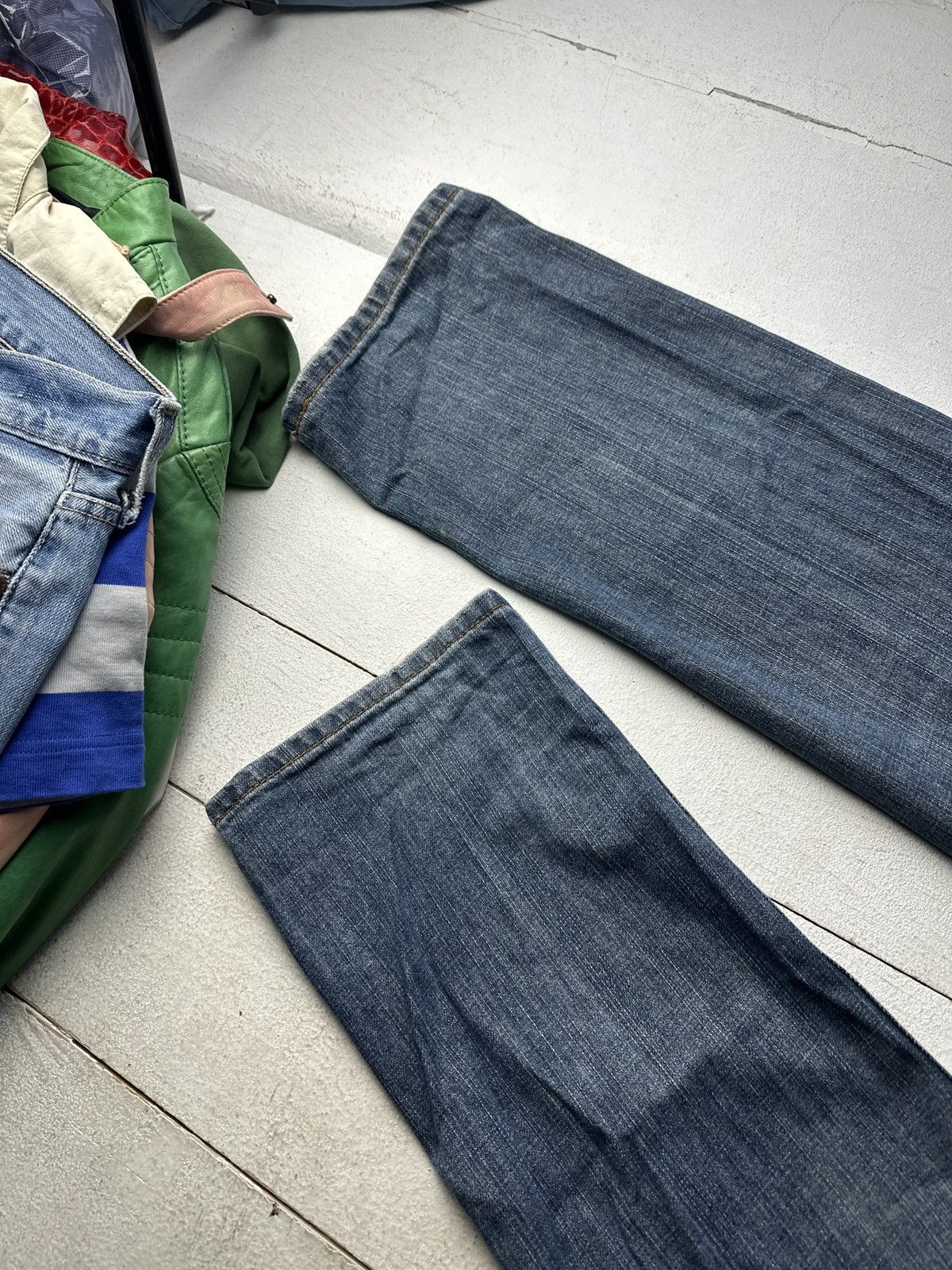 Levi's 🚨Vintage 90s Levis Jeans 00505 Rare Light Wash Denim 505 Size US 34 / EU 50 - 14 Thumbnail