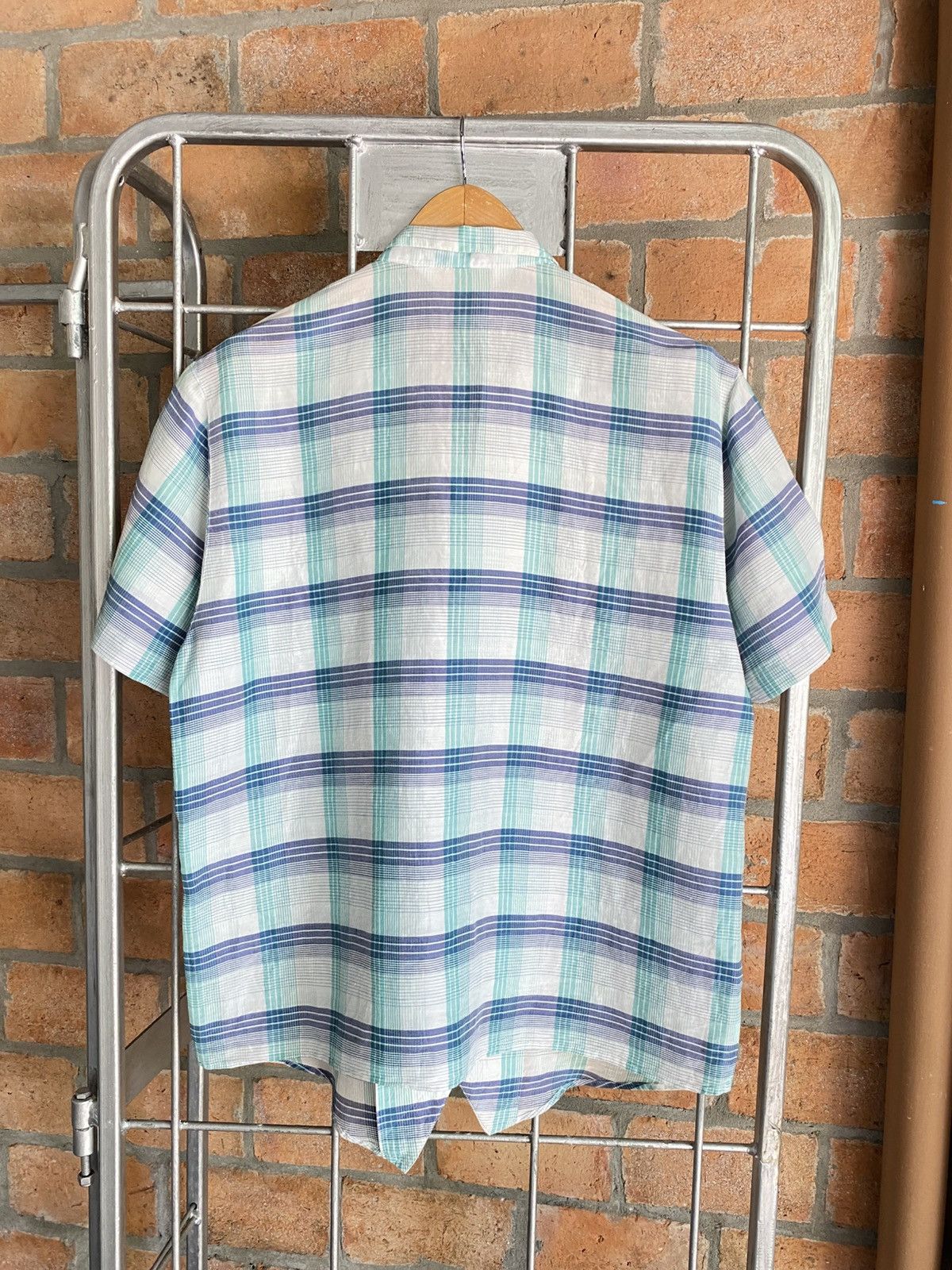 Burberry Burberry Pastel Plaid Button-Up Shirt Size ONE SIZE - 12 Thumbnail