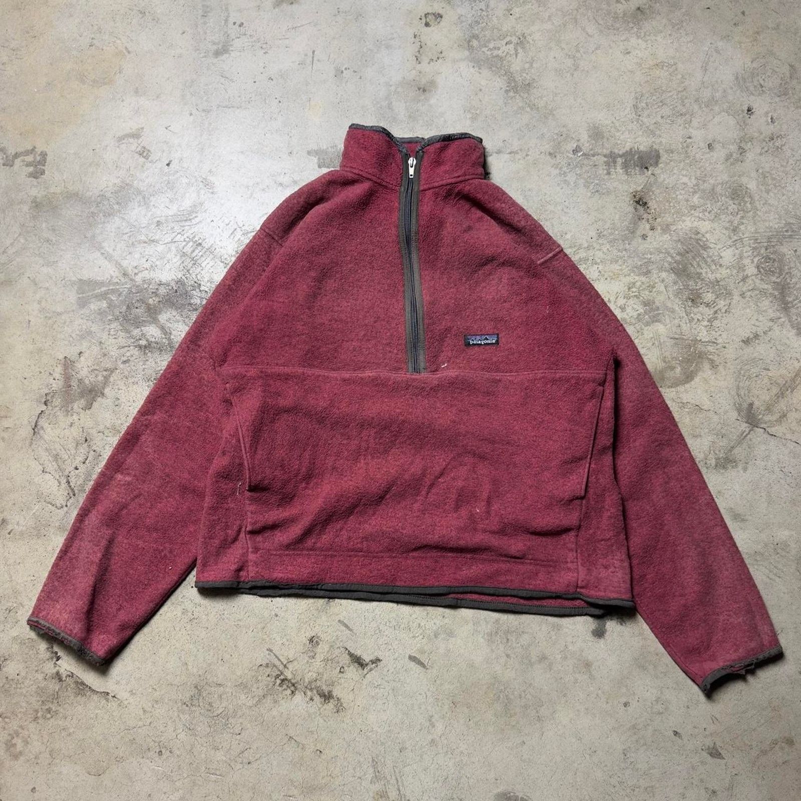 Patagonia Vintage 90s patagonia fleece quarter zip up sweater Size L / US 10 / IT 46 - 1 Thumbnail
