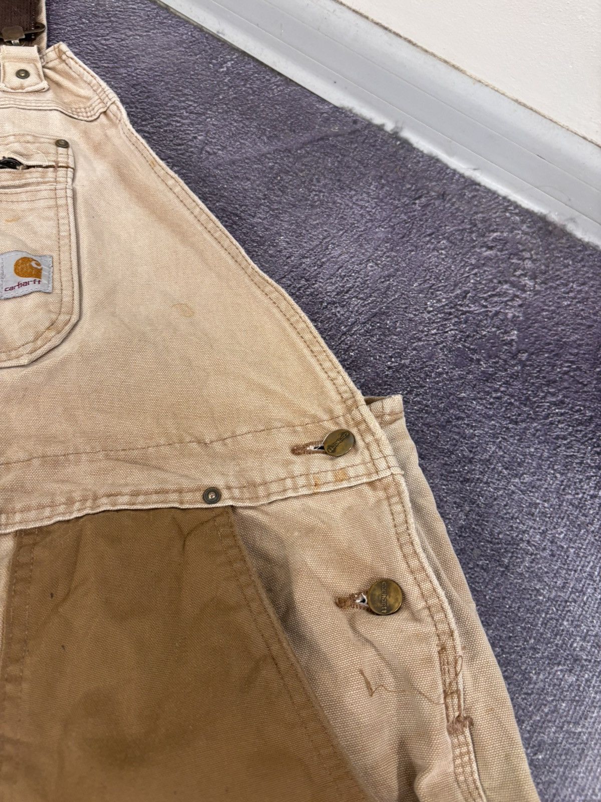Carhartt Vintage Carhartt Double Knee Hunting Bib Overalls USA Work Size US 44 / EU 60 - 10 Thumbnail