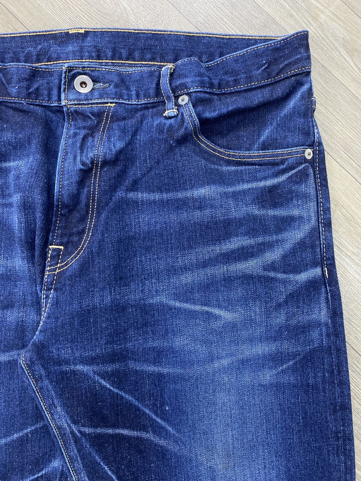 Spellbound Vintage Spellbound Japan Selvedge Denim Faded Blue Jeans Size US 34 / EU 50 - 7 Thumbnail