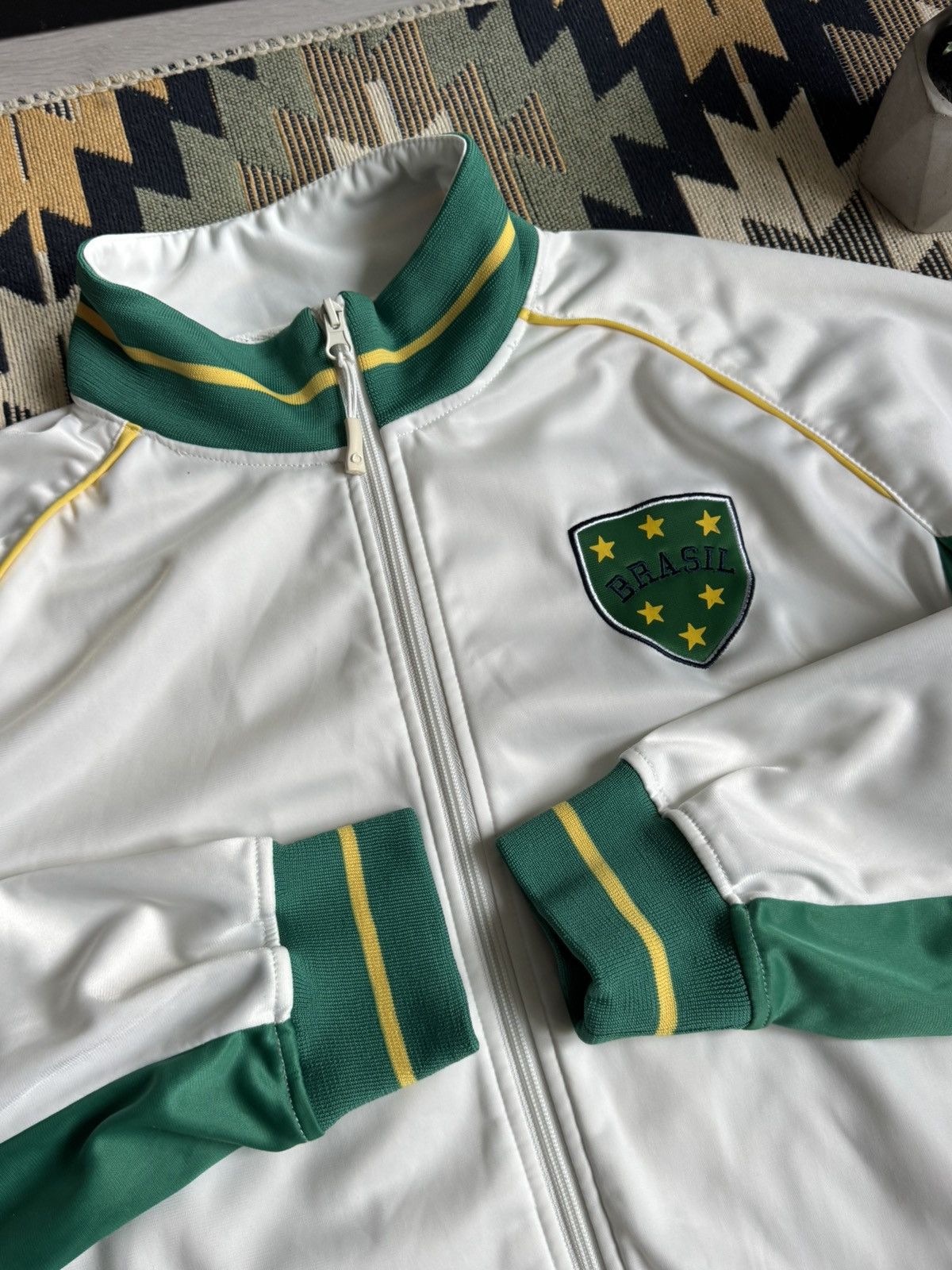 Vintage Vintage Brazil Blockcore Y2K Track Top Jacket Size US XL / EU 56 / 4 - 10 Thumbnail