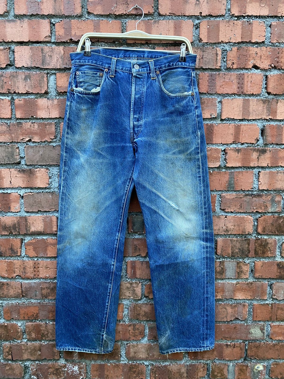 Levi's Vintage Clothing W32x30 Vintage levi's 501xx redline distressed dirt made USA Size US 32 / EU 48 - 1 Thumbnail
