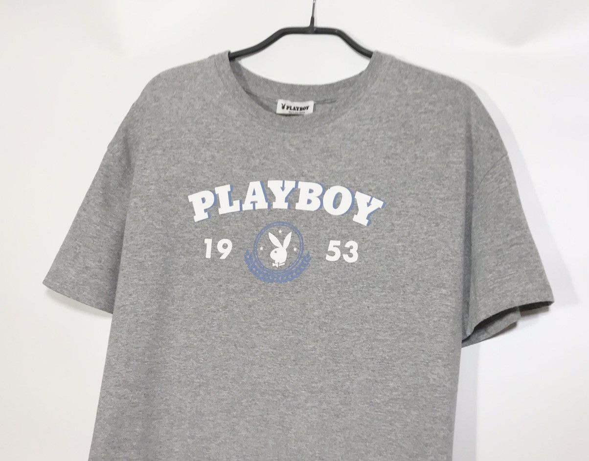 Playboy Playboy Womens T-Shirt Gray Size S Size S / US 4 / IT 40 - 2 Thumbnail