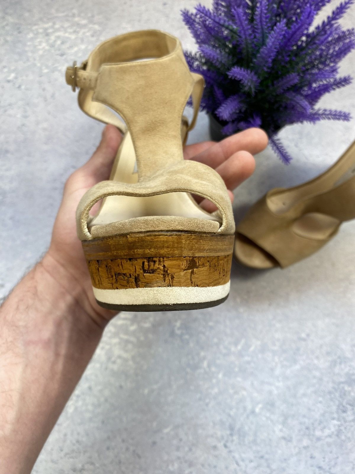 Jimmy Choo Jimmy Choo Women’s Heels Leather Suede Shoes Size 39 Size US 9 / IT 39 - 10 Thumbnail