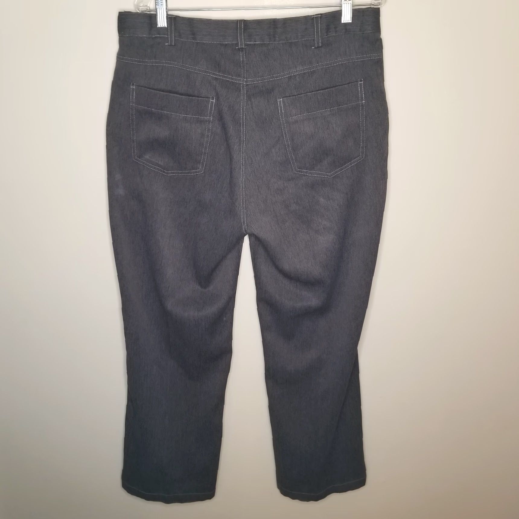Haband Habands Fit Forever Men’s Chino Pants Gray 36x29, Regular, Waist 36 Inseam 29, Men’s Pants Size US 36 / EU 52 - 5 Thumbnail