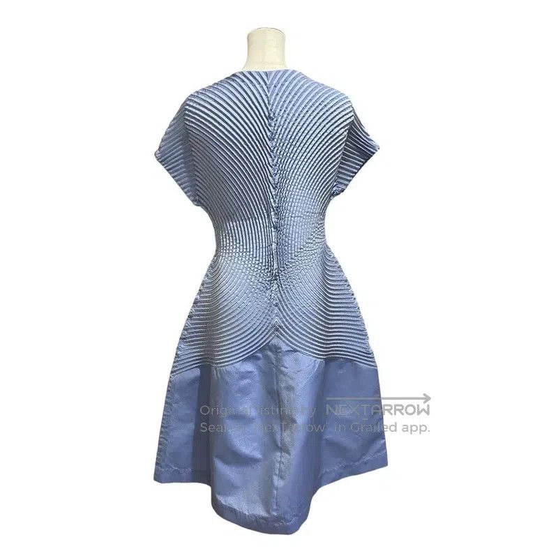 Issey Miyake Issey Miyake Annual Ring Swirl Shirt Dress Size M / US 6-8 / IT 42-44 - 2 Thumbnail
