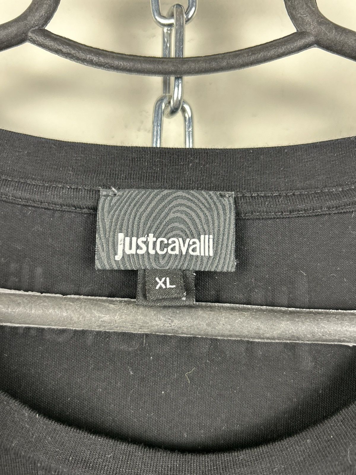 Just Cavalli Just Cavalli 3D Print T shirt Black Size US XL / EU 56 / 4 - 3 Thumbnail