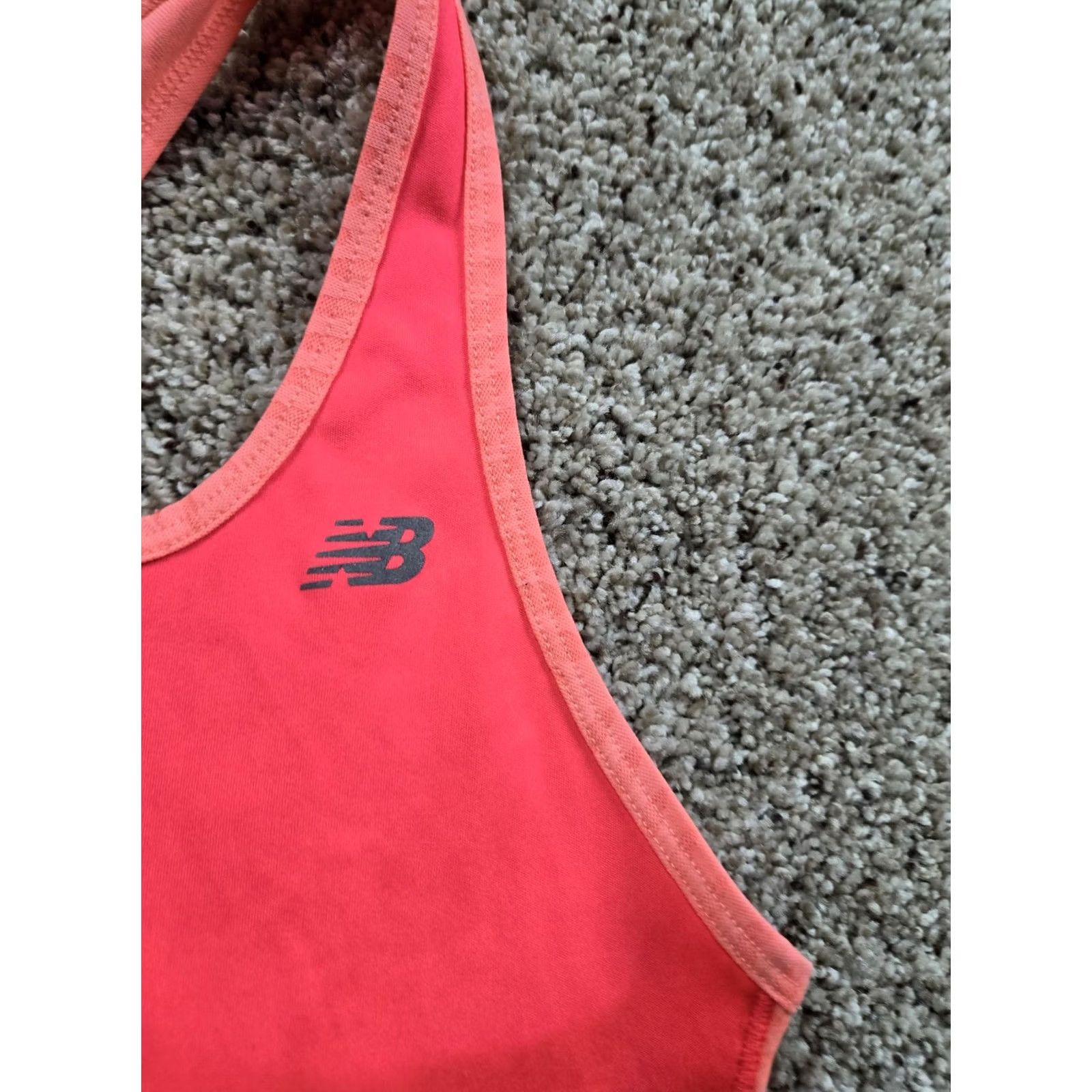 New Balance New Balance Tank Top Womens M Pink Coral Racerback Athletic Running Shirt Size M / US 6-8 / IT 42-44 - 3 Thumbnail