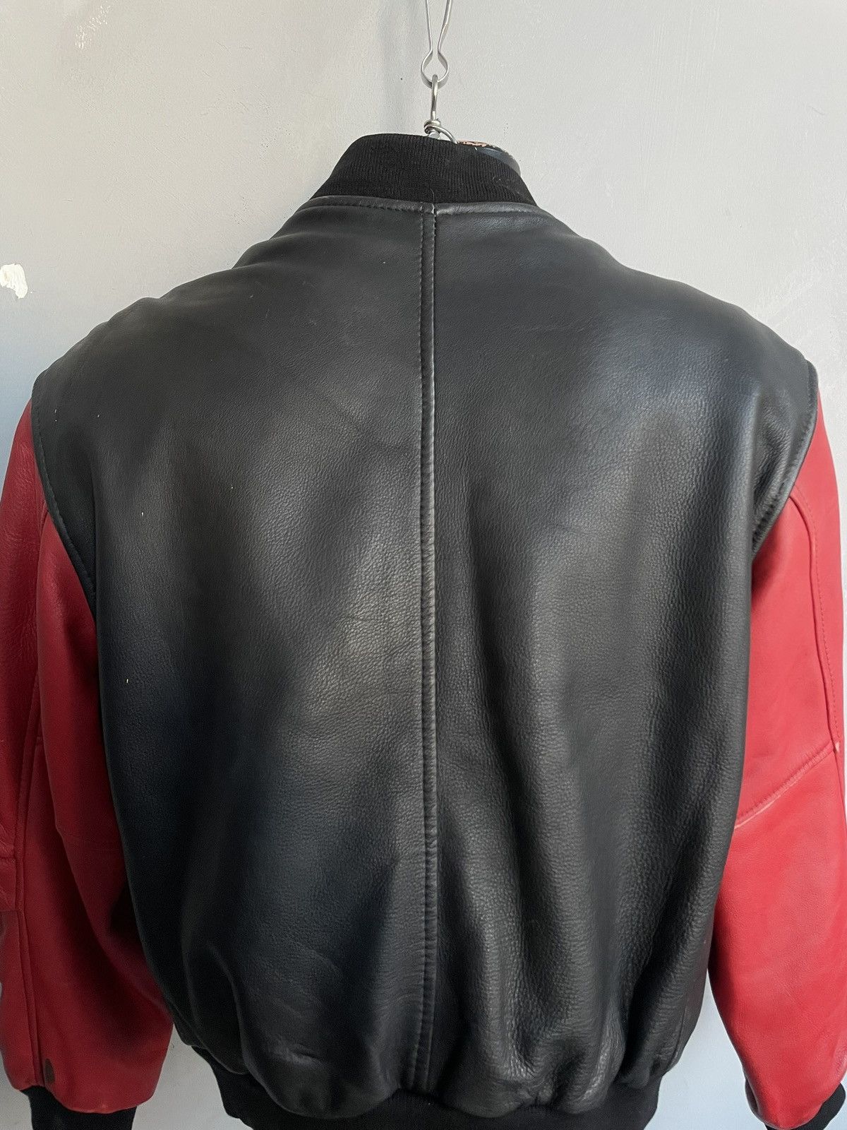Alpha Industries Leather bomber jacket MA 1 alpha industries style 90s Size US M / EU 48-50 / 2 - 2 Thumbnail