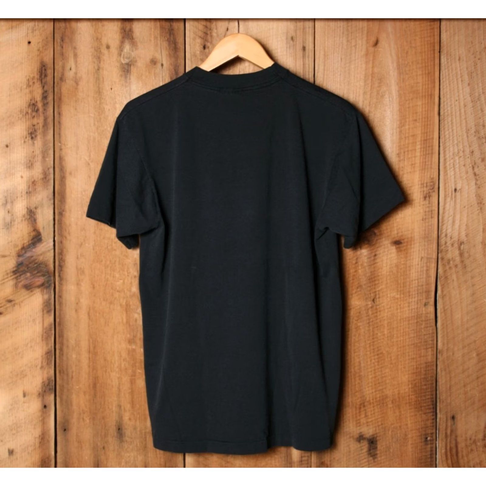 Vintage VINTAGE SCREEN STARS Prussian Eagle Single Stitch Black T-Shirt Sz. L (Fits M) Mens Shirt T-Shirt Black 90s Eagle Vintage Size US M / EU 48-50 / 2 - 4 Thumbnail