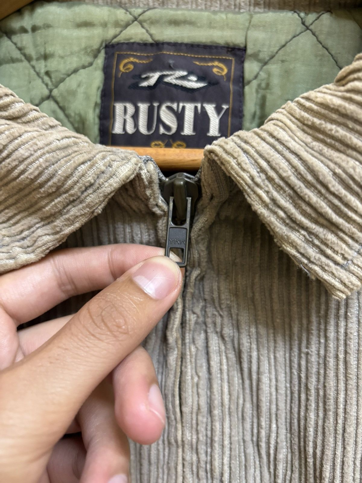 Quiksilver Vintage 90s Rusty Surf Corduroy Jacket Surfing Skateboard Size US L / EU 52-54 / 3 - 14 Thumbnail