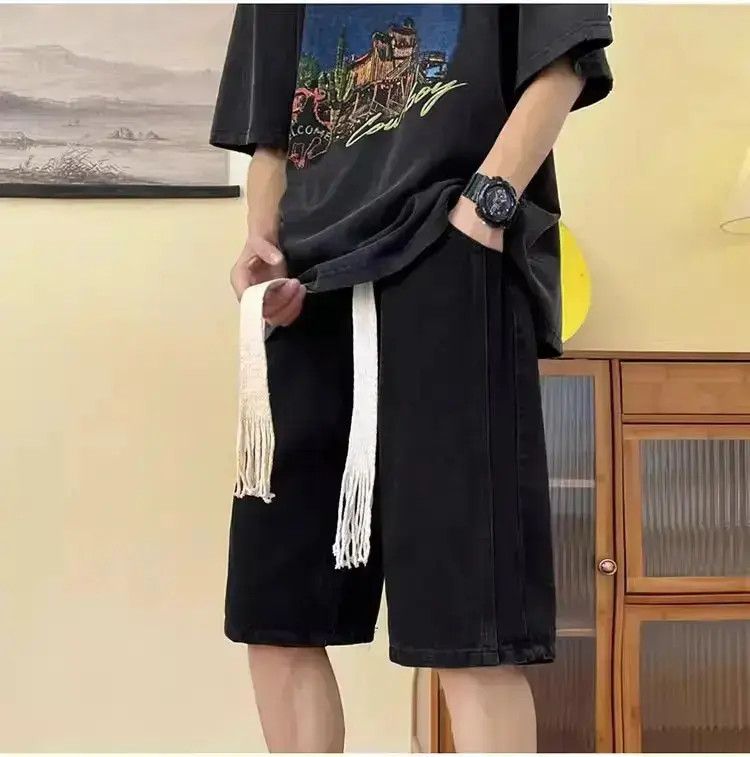 Japanese Brand Straight and loose fitting casual jeans Size US 30 / EU 46 - 6 Thumbnail