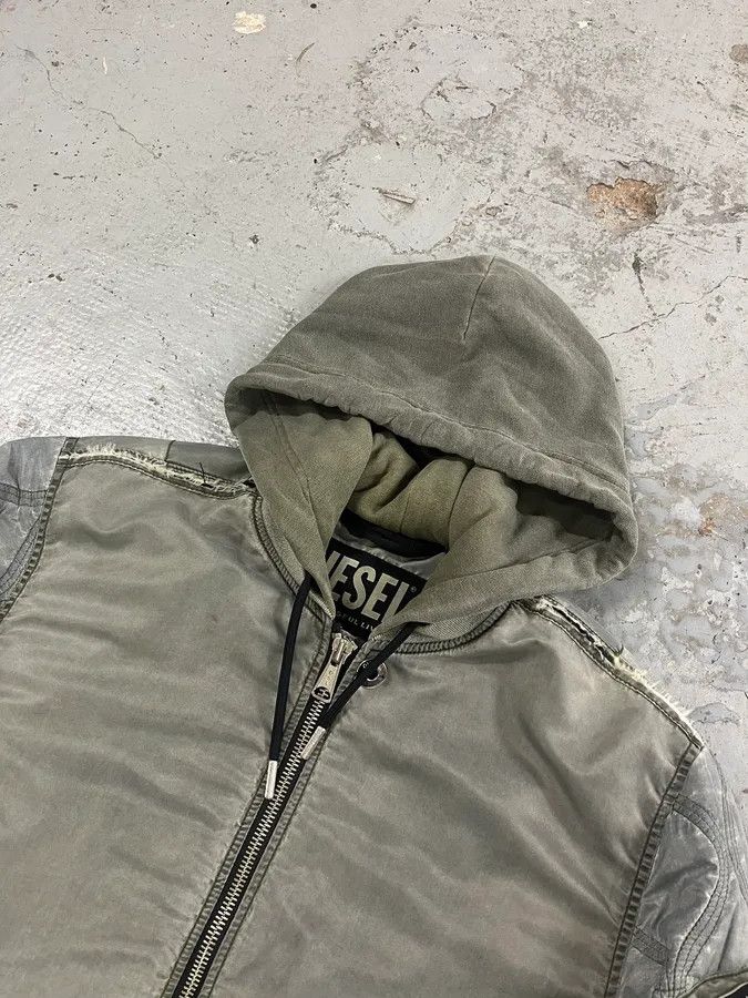 Diesel Diesel Astro Cargo Grey Bomber Jacket Size US M / EU 48-50 / 2 - 5 Thumbnail
