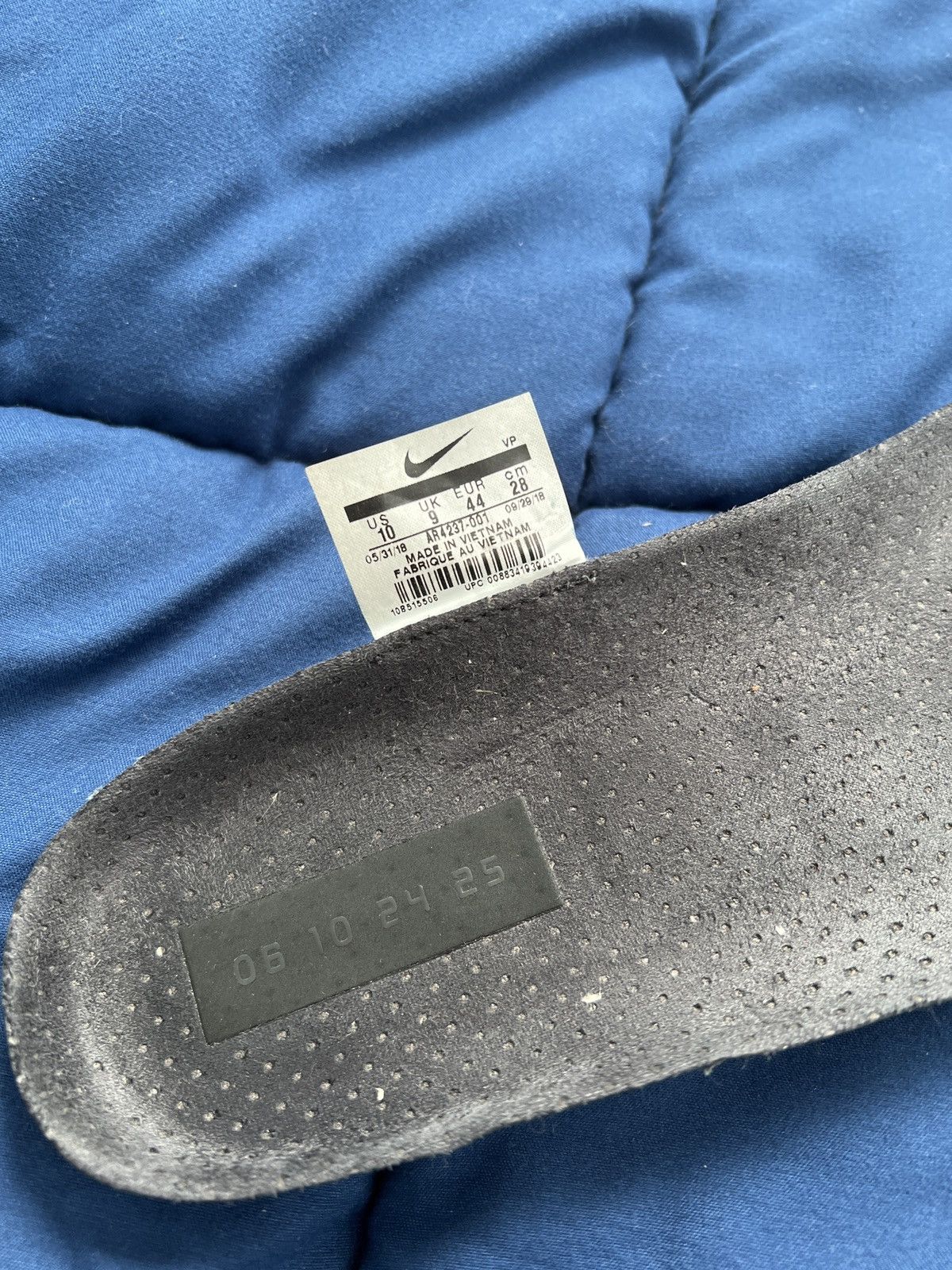 Fear of God × Nike Air Fear of God 1 ‘Black’ Size US 10 / EU 43 - 10 Thumbnail