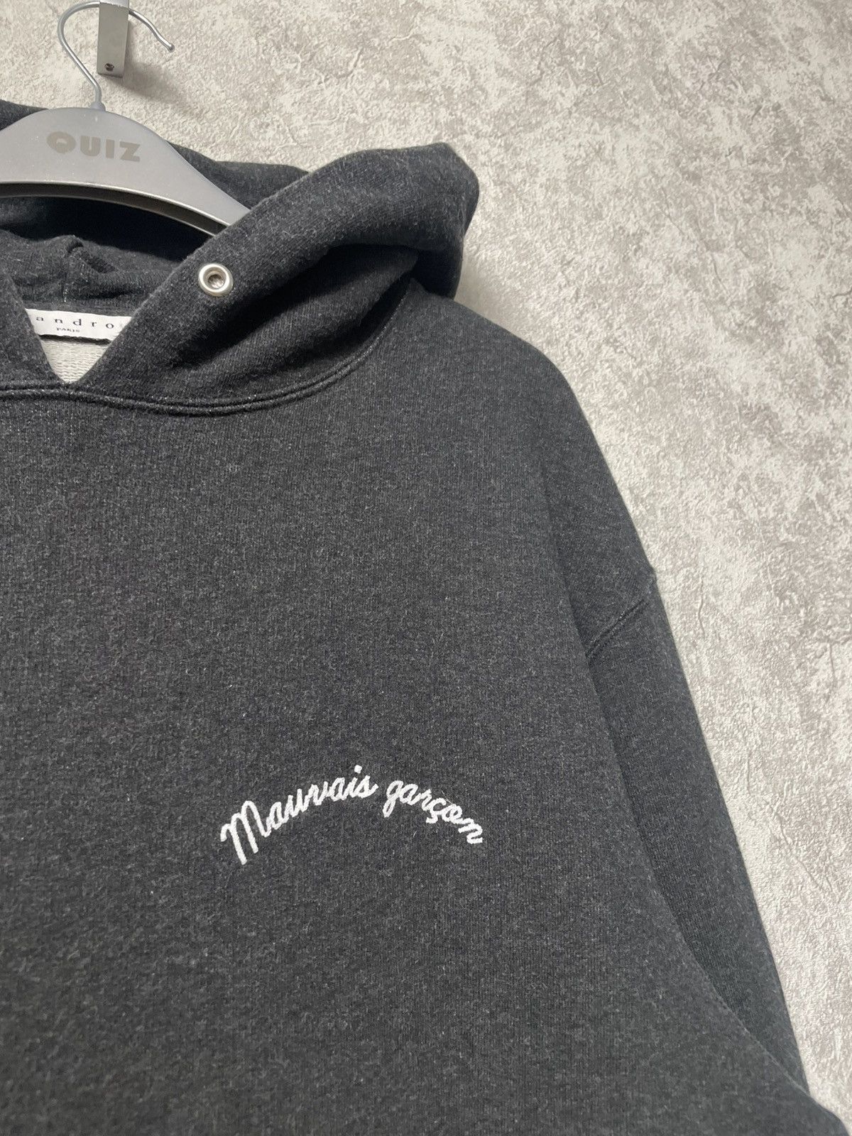 Sandro Sandro Mauvais Garcon Gray Hoodie Size US M / EU 48-50 / 2 - 6 Thumbnail
