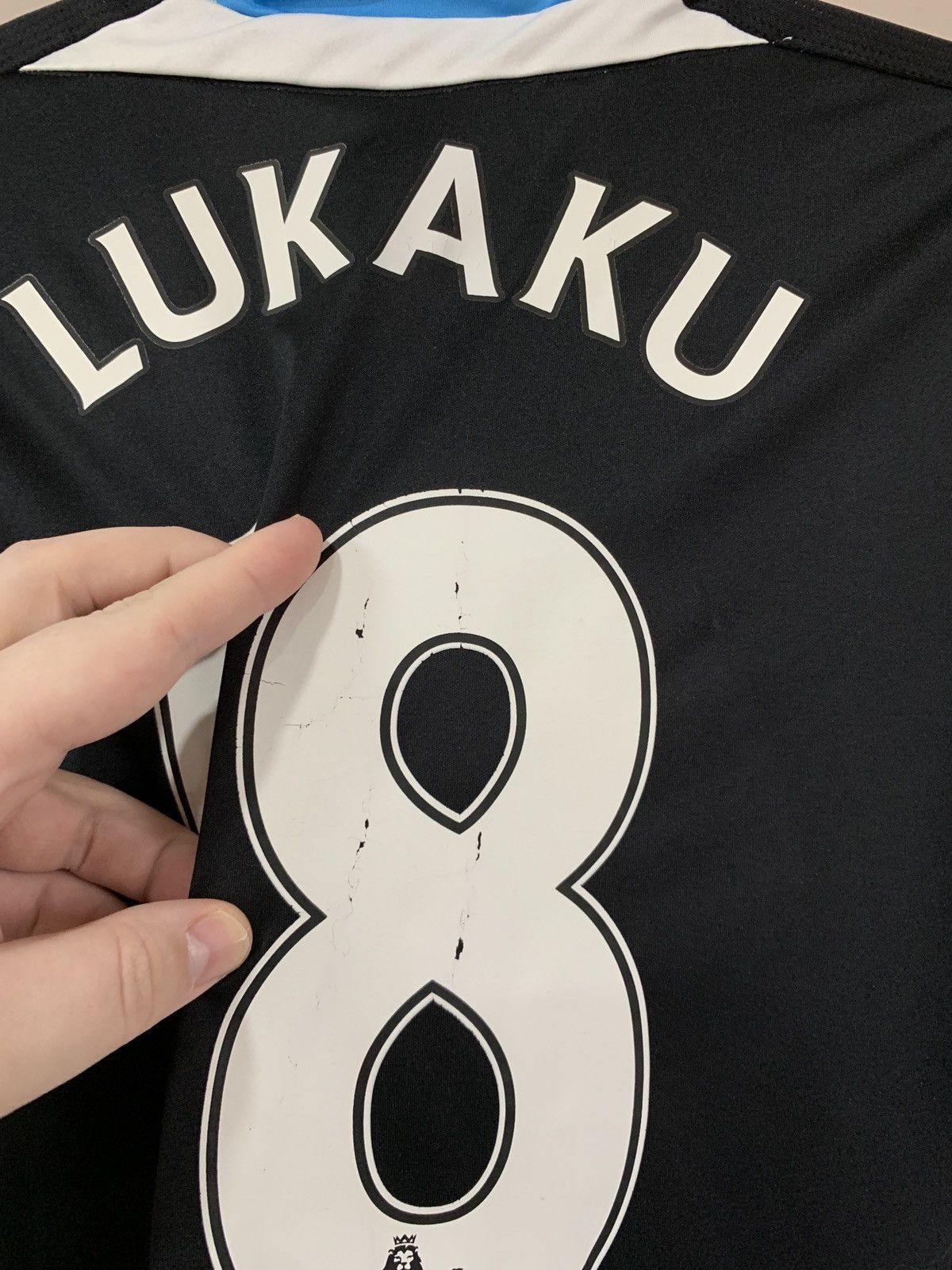 Adidas Chelsea London Away Football Shirt Adidas Soccer LUKAKU #18 Size US S / EU 44-46 / 1 - 10 Thumbnail