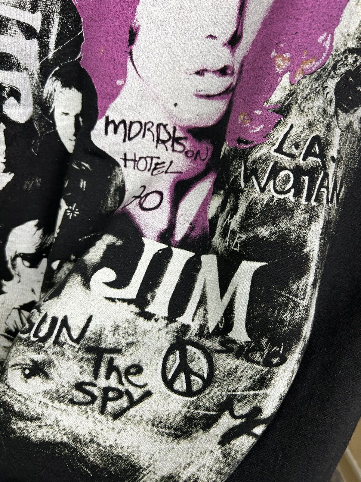 Band Tees × Vintage Vintage 1990 Jim Morrison The Doors Full Graphic Sweatshirt Size US XL / EU 56 / 4 - 7 Thumbnail