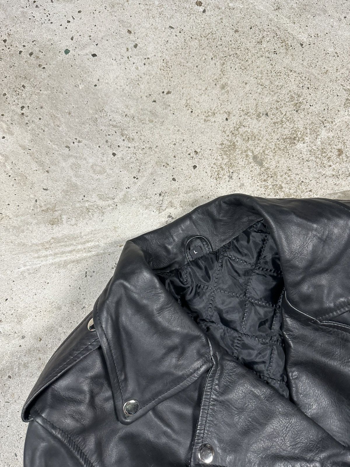 Other Vintage Y2K Ramones Black Moto Biker Leather Jacket Heavy Size US S / EU 44-46 / 1 - 9 Thumbnail