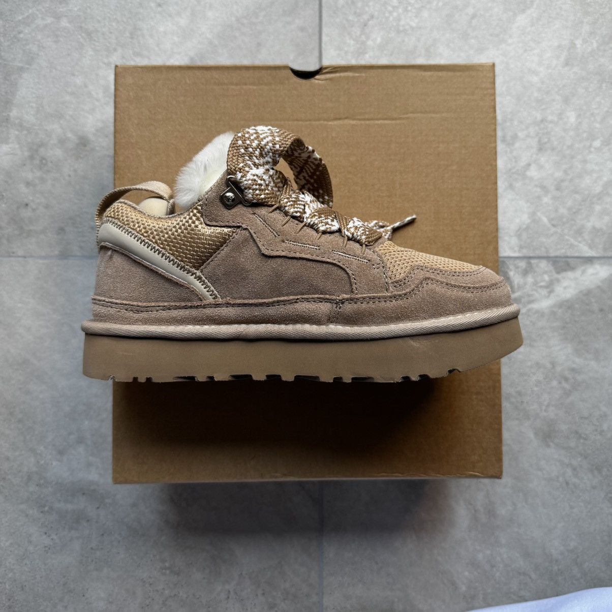 Ugg UGG Lowmel Sand Sneaker with Original Package EU 38/ US 7.5 Size US 8 / IT 38 - 4 Thumbnail