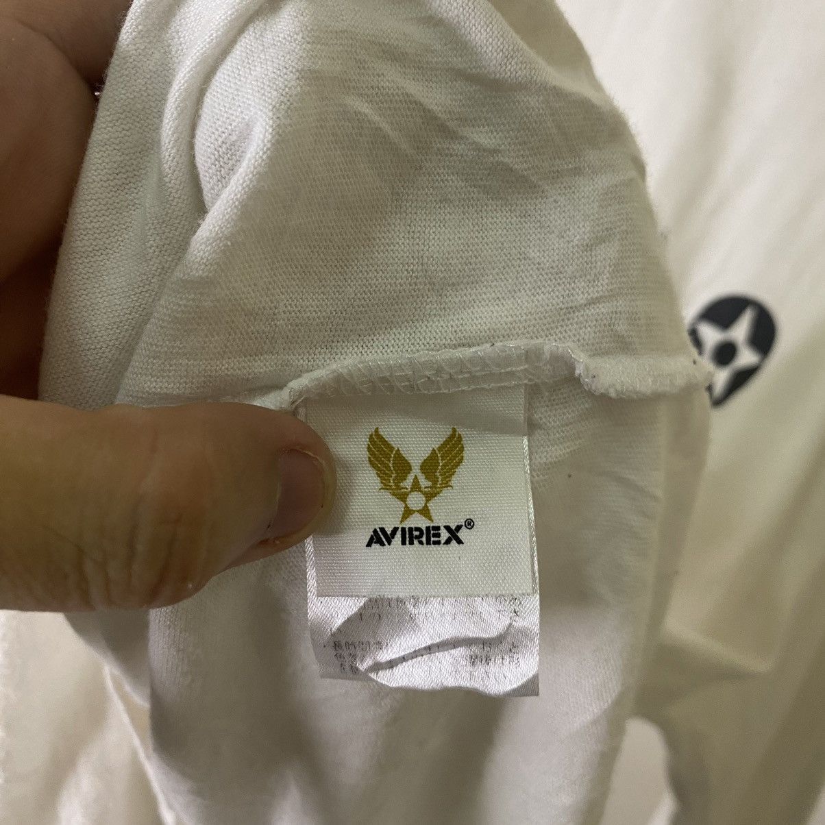 Avirex × Buzz Rickson's × Toyo Enterprises Y2K Avirex USA x US Air Force Army Military LS Tee Size US M / EU 48-50 / 2 - 4 Thumbnail