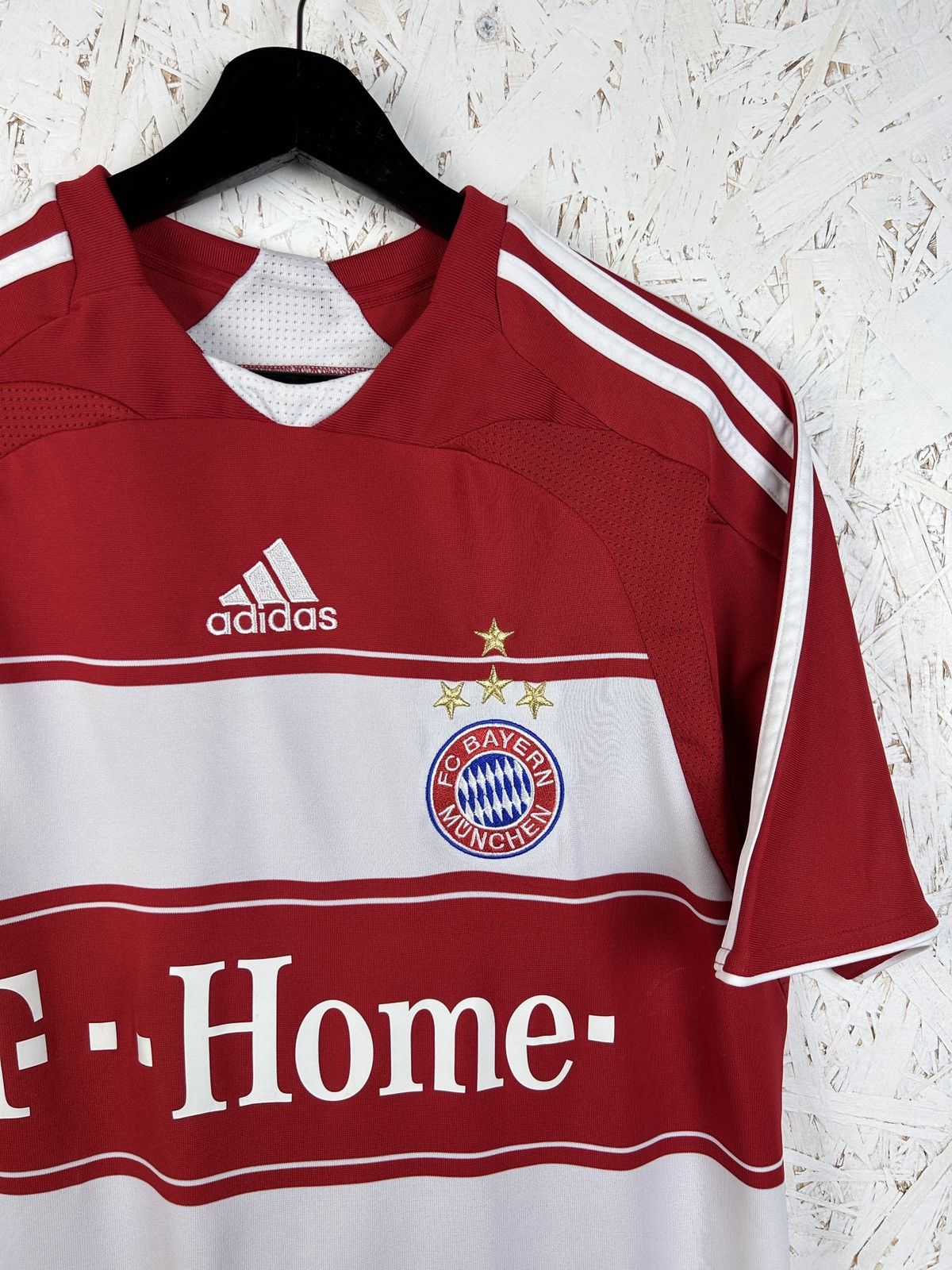 Adidas Vintage Adidas Bayern Munchen #21 Lahm 2007/08/09 Home Kit Size US M / EU 48-50 / 2 - 5 Thumbnail