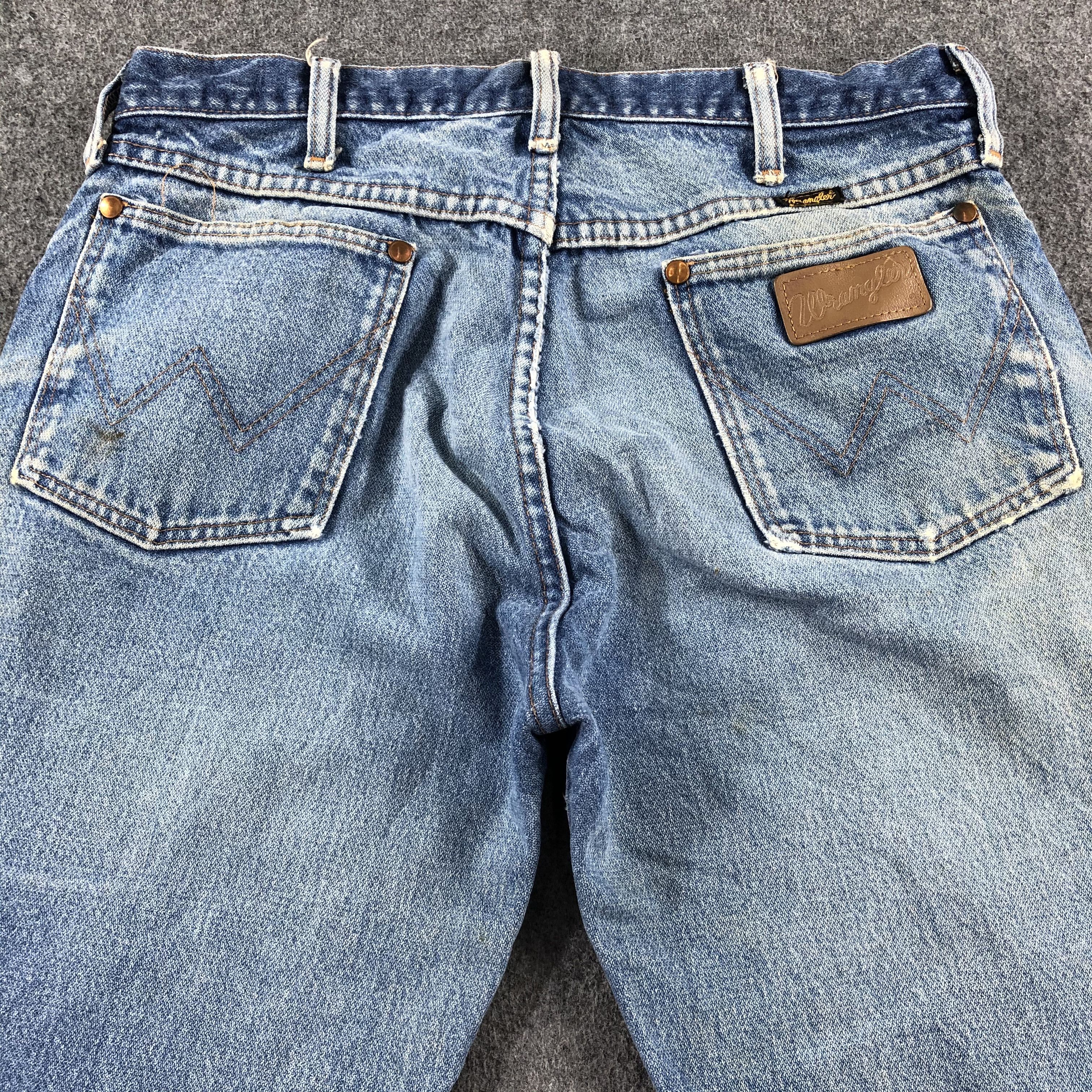 Vintage Vintage Blue Wash Wrangler Jeans-J2458 Size US 31 - 4 Thumbnail