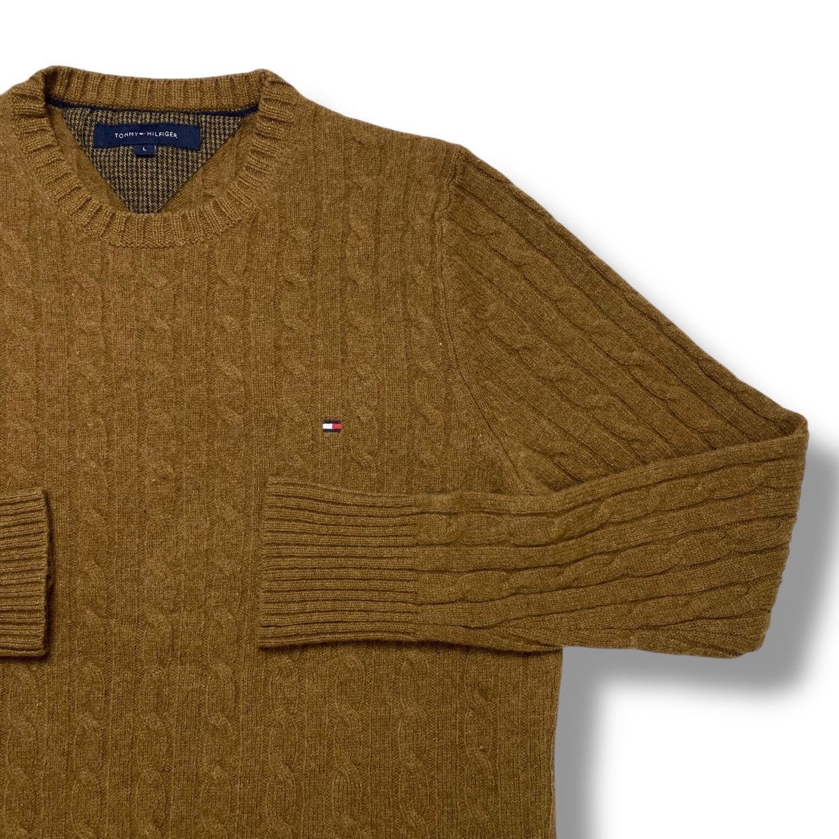 Tommy Hilfiger Vintage Tommy hilfiger cable knitwear Size L / US 10 / IT 46 - 1 Thumbnail