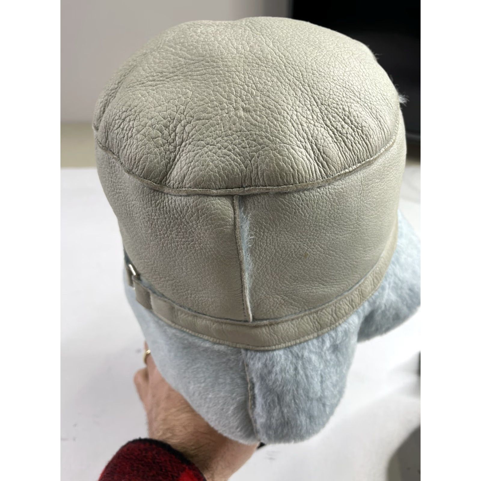 Vintage VINTAGE KARL DONOGHUE Womens lambskin Leather Bucket Hat Cap Size ONE SIZE - 5 Thumbnail