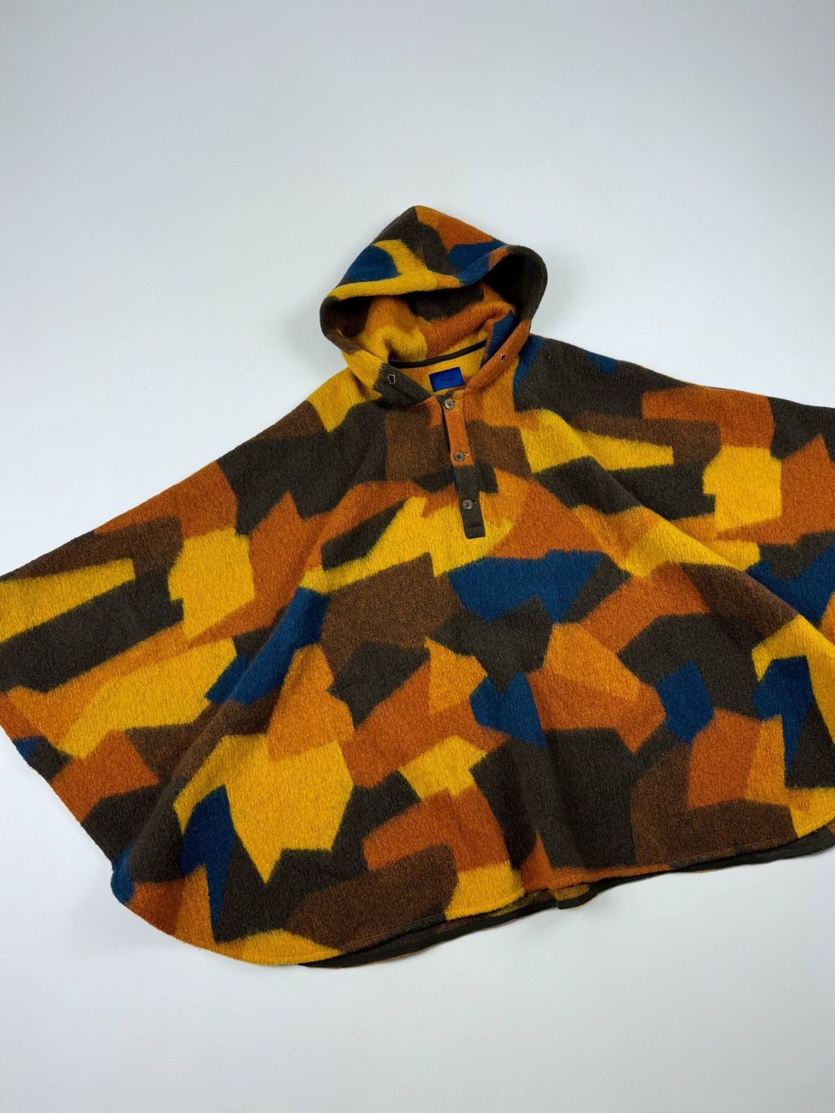 Etudes Etudes France Geometric Multicolor Poncho Unisex Jacket Size M / US 6-8 / IT 42-44 - 10 Thumbnail