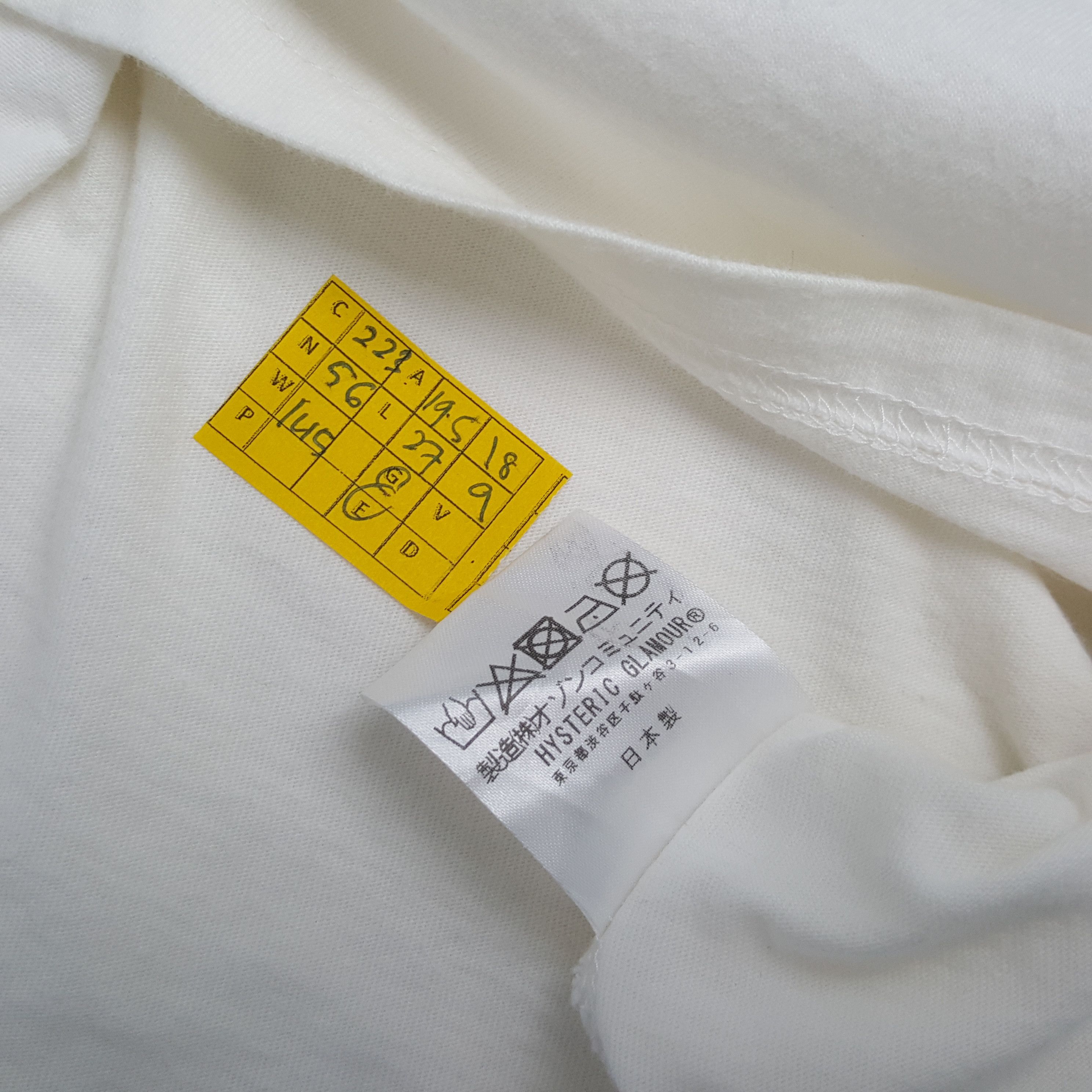 Hysteric Glamour × Japanese Brand × Vintage Vintage HYSTERIC GLAMOUR Japanese Fashion Brand T-Shirts Size US M / EU 48-50 / 2 - 5 Thumbnail