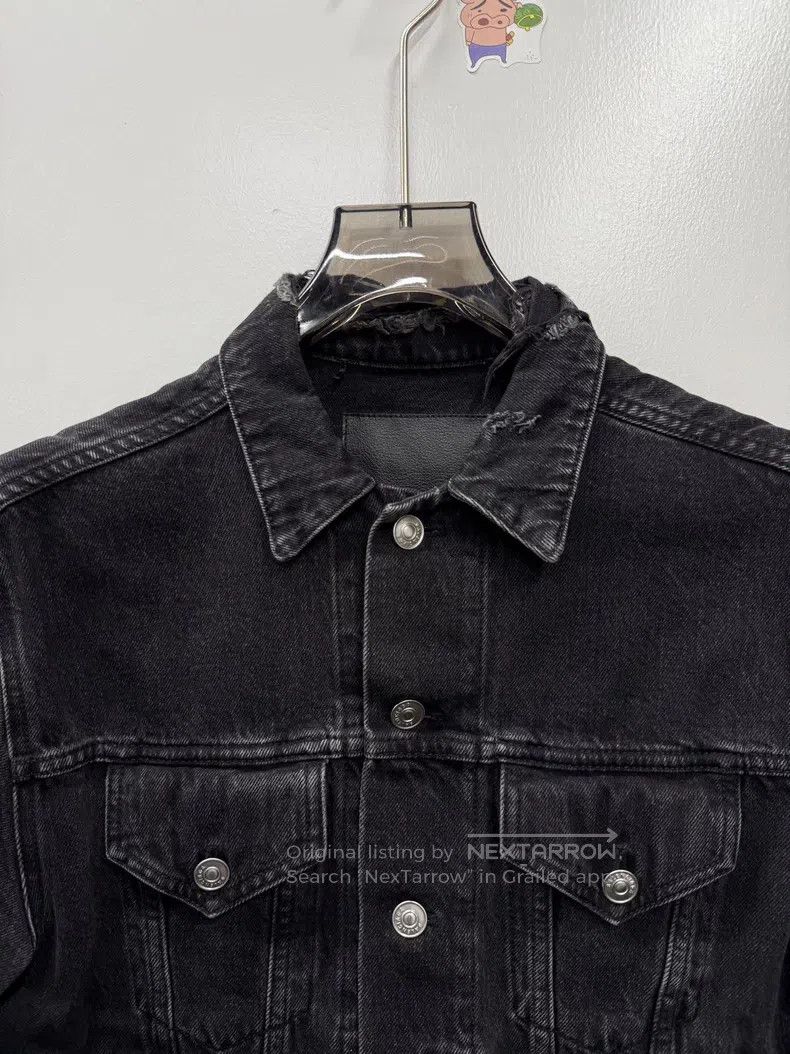Balenciaga Balenciaga Sinner Destroyed Distressed Denim Jacket Size US S / EU 44-46 / 1 - 2 Thumbnail