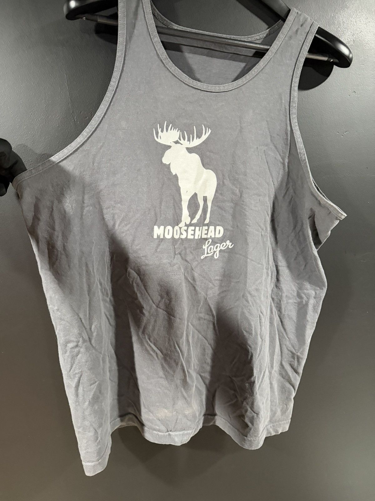 Vintage 2000s Vintage Moosehead Lager Beer Grunge Tank Top XL Size US XL / EU 56 / 4 - 3 Thumbnail