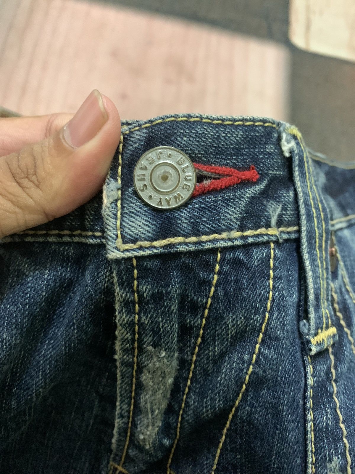 If Six Was Nine FLARE 🇯🇵JAPAN FINEST BLUE WAY DENIM Size US 33 - 9 Thumbnail
