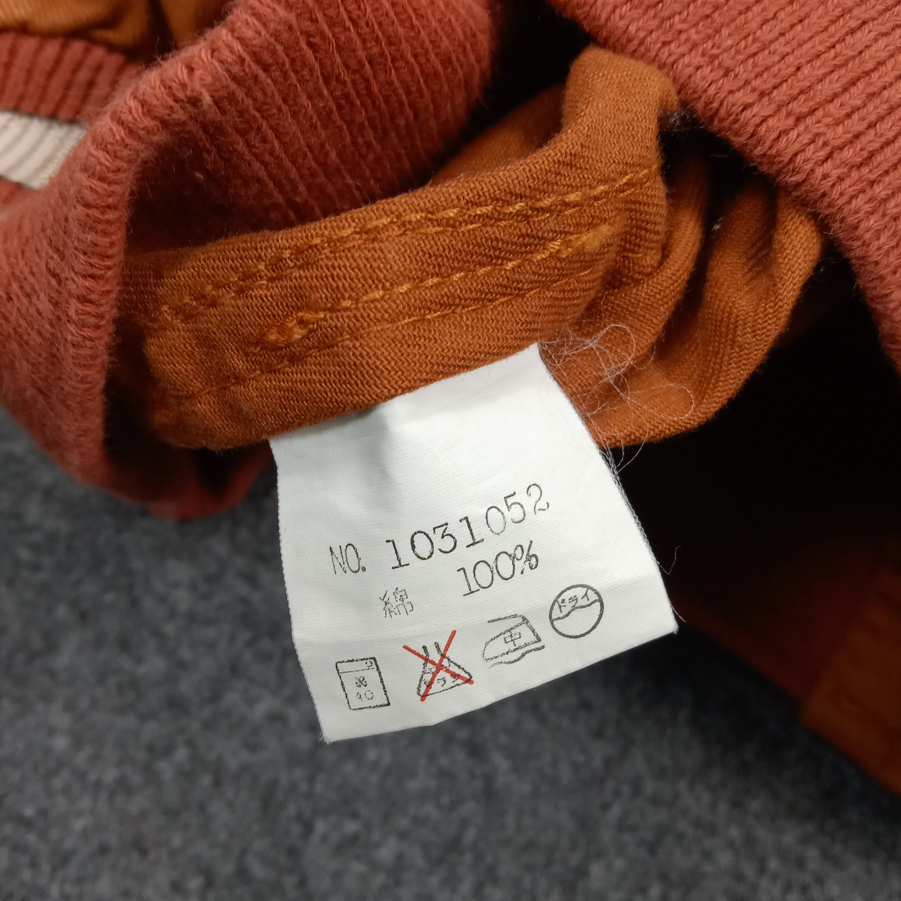 45rpm Rare 45RPM Studio Japan Varsity Orange Bomber Jacket C288N8 Size US L / EU 52-54 / 3 - 8 Thumbnail