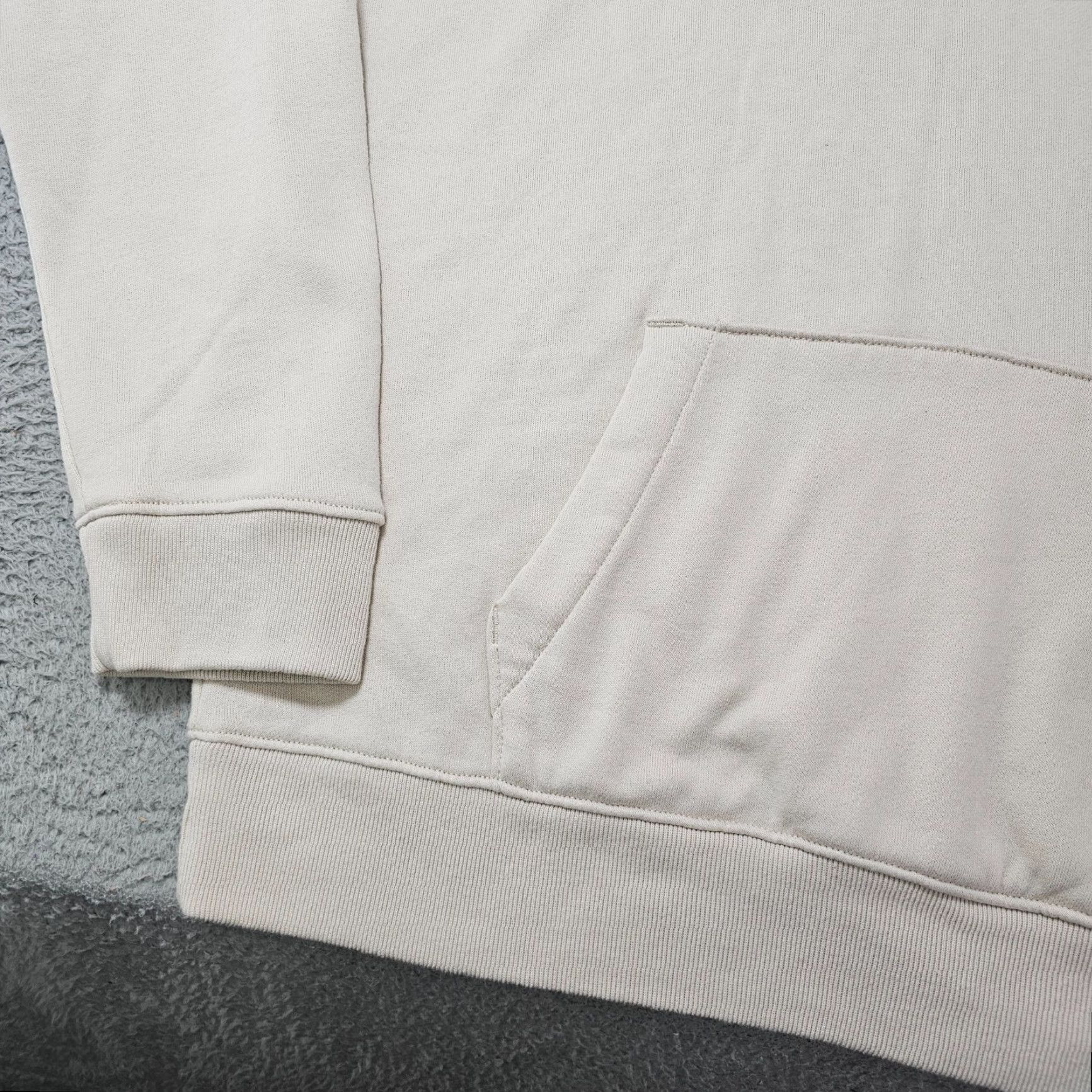 Abercrombie & Fitch Abercrombie & Fitch Sweater Mens Large Cream Embroidered Spellout Hoodie Preppy Size US L / EU 52-54 / 3 - 5 Thumbnail