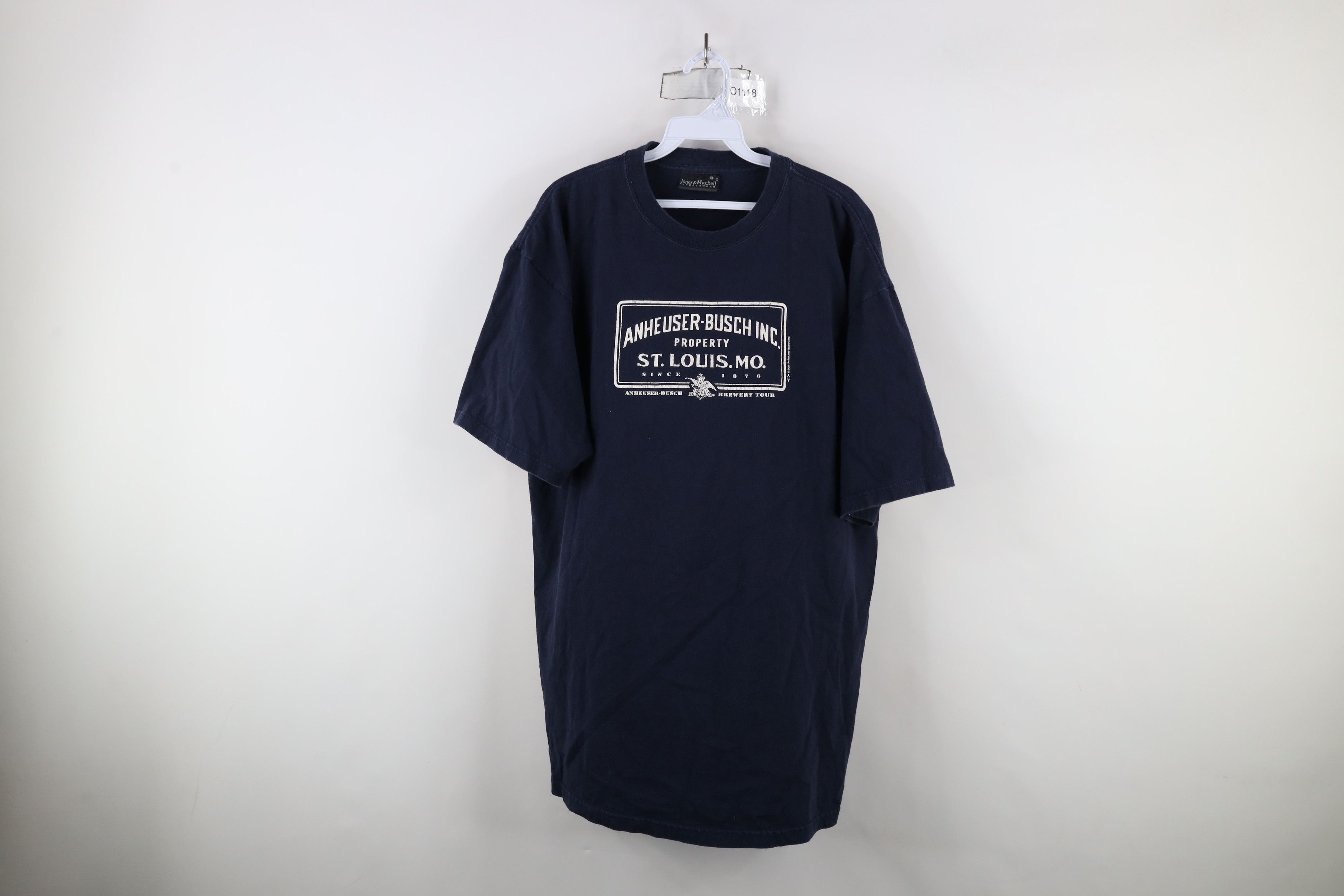 Vintage Vintage Y2K 2001 Anheuser Busch Budweiser Beer T-Shirt USA Size US XL / EU 56 / 4 - 1 Thumbnail