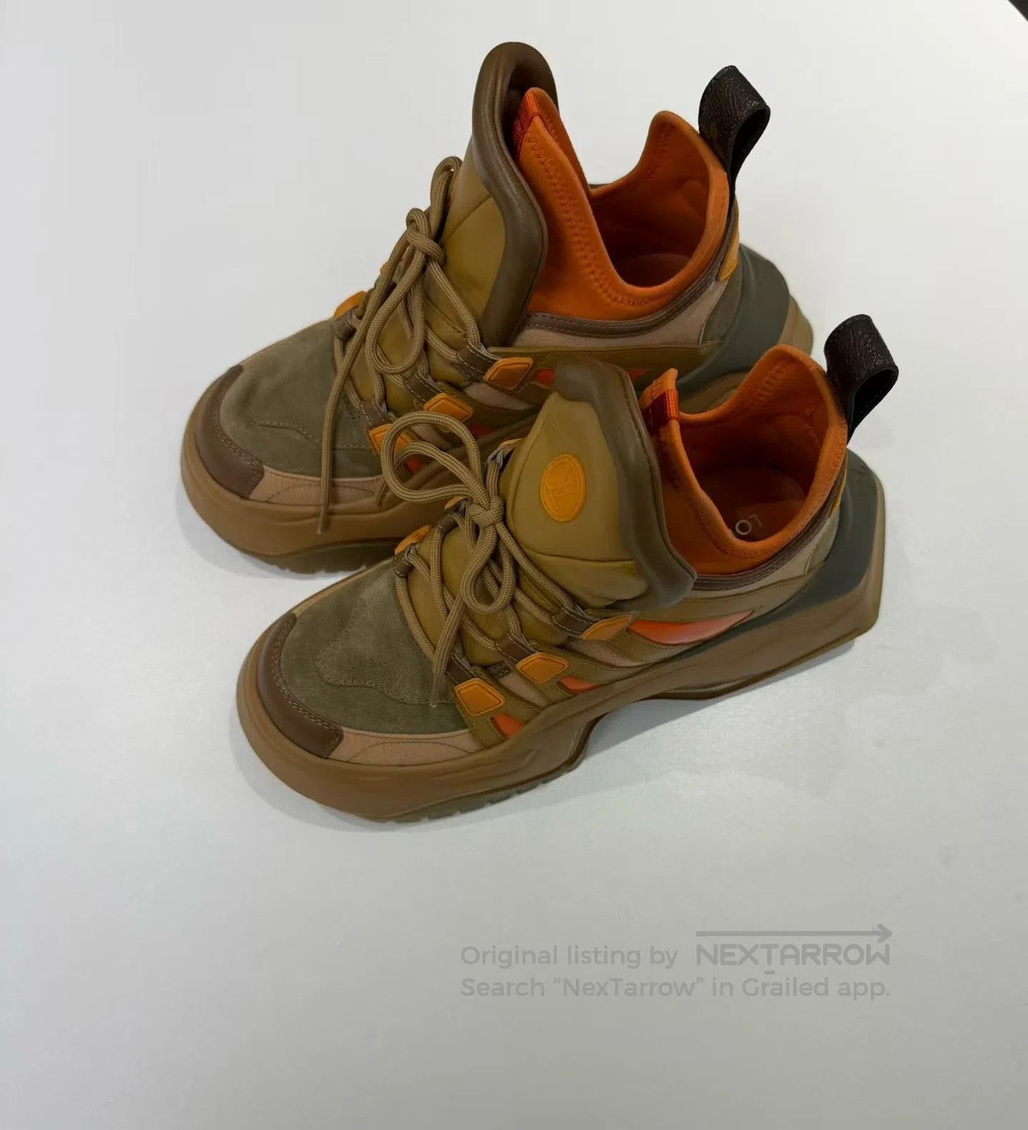 Louis Vuitton Louis Vuitton Caramel Color Thick Sole Dad Shoes| Size US 5.5 / EU 38 - 1 Thumbnail