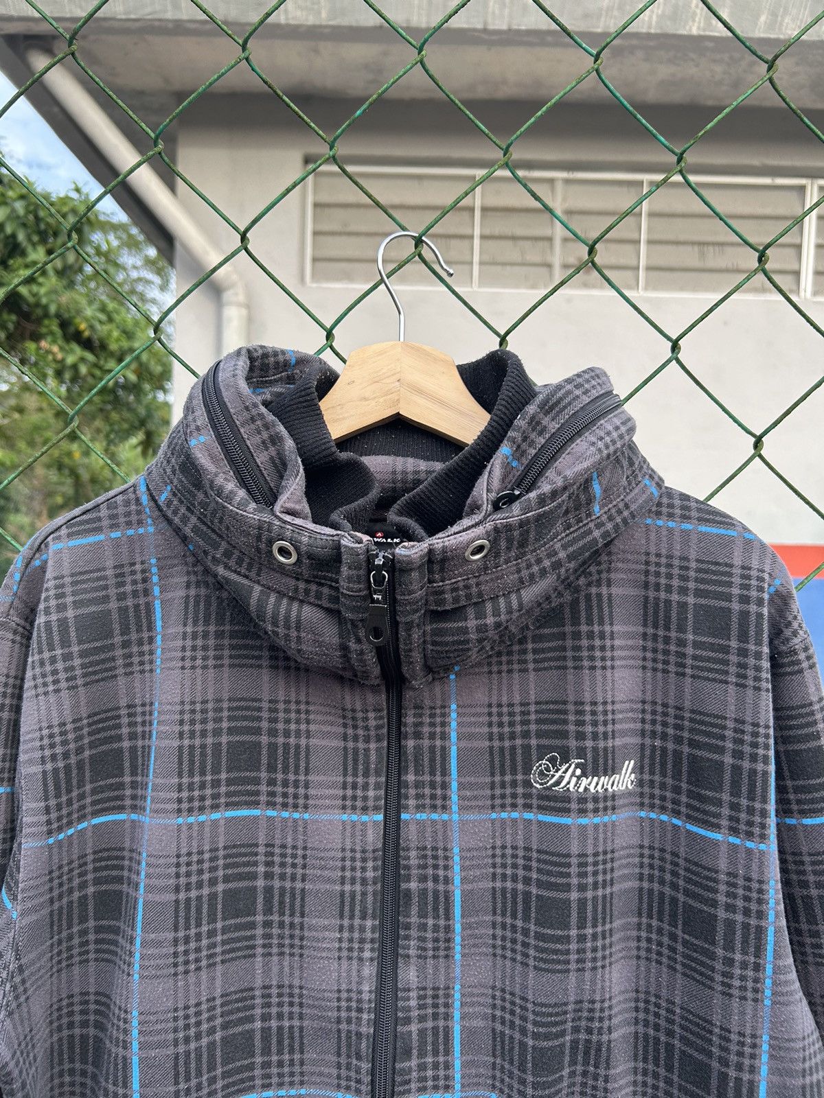 Airwalk Airwalk Skateboard Checkered Hoodie Zipper Size US XL / EU 56 / 4 - 2 Thumbnail