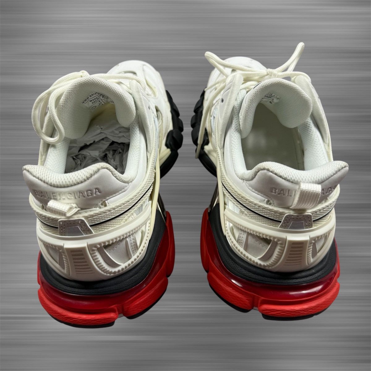Balenciaga Balenciaga Track 2 ‘White Red’ Shoes Size US 9 / EU 42 - 4 Thumbnail