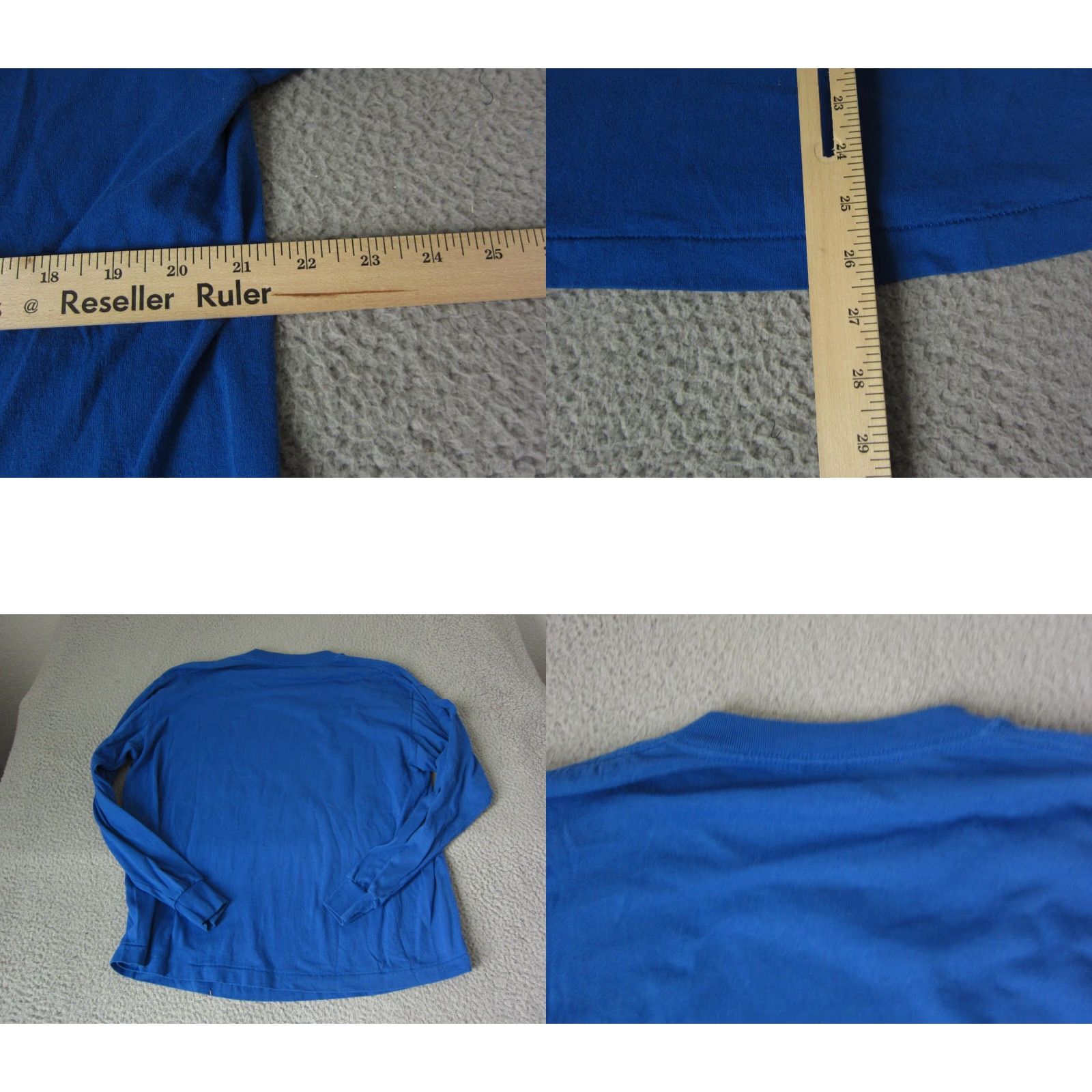 Vintage VINTAGE Sunbelt Shirt Womens XL Blue Sunbelt Shirt Womens XL Blue 90s USA Made in USA T Shirt Crew Neck Long Sleeve Classic Fit Size XL / US 12-14 / IT 48-50 - 8 Thumbnail