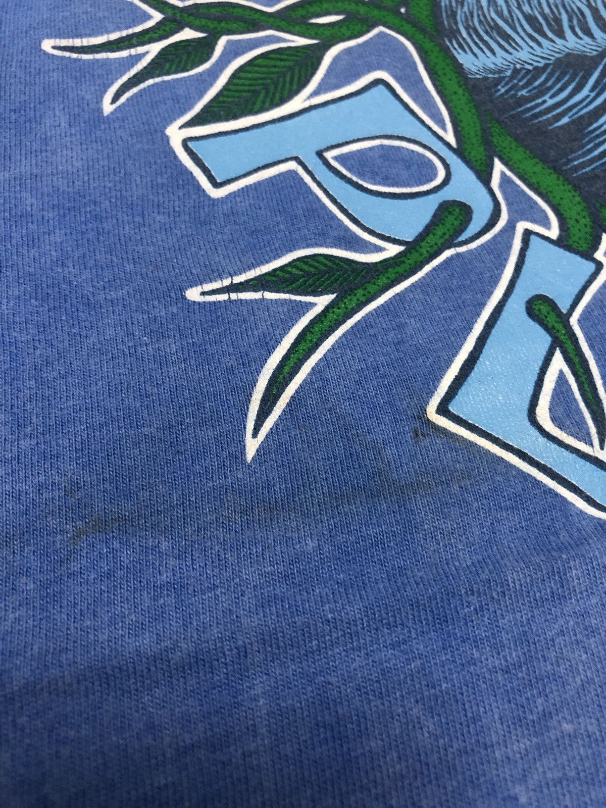 Japanese Brand Vintage 80s Blue Planet Hawaii Surf Gear Backhit Tee Size US M / EU 48-50 / 2 - 13 Thumbnail