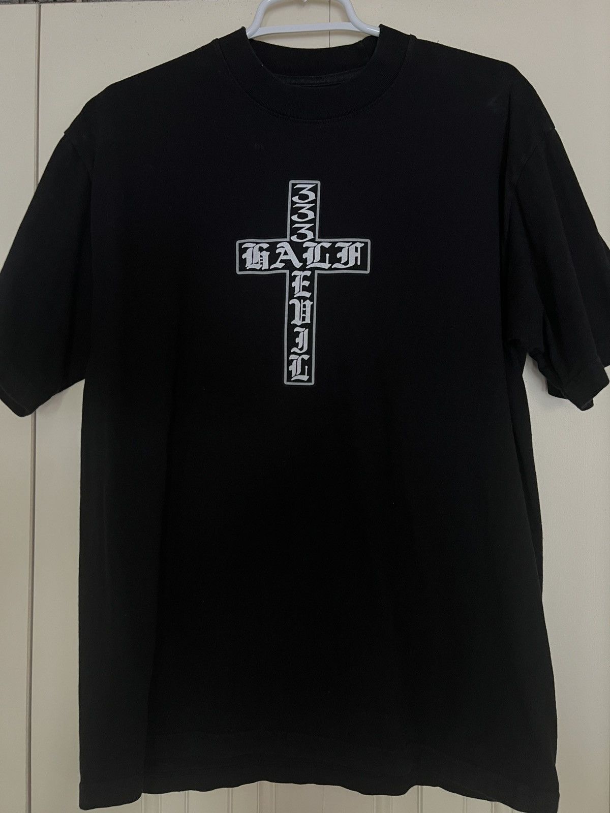 Half Evil Half Evil 333 Cross Tee Size US M / EU 48-50 / 2 - 1 Thumbnail